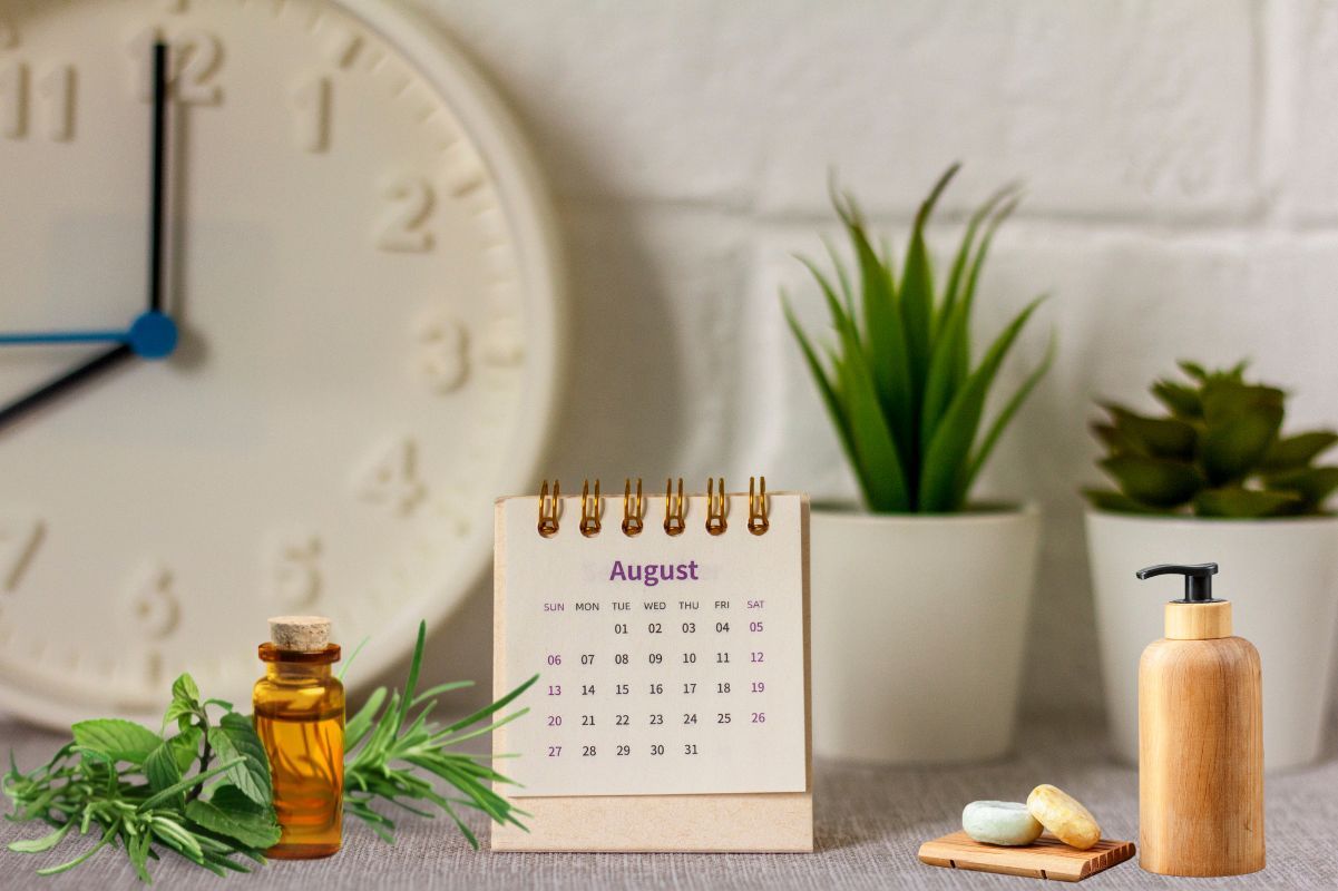 calendario de contenidos para negocios de cosmética natural